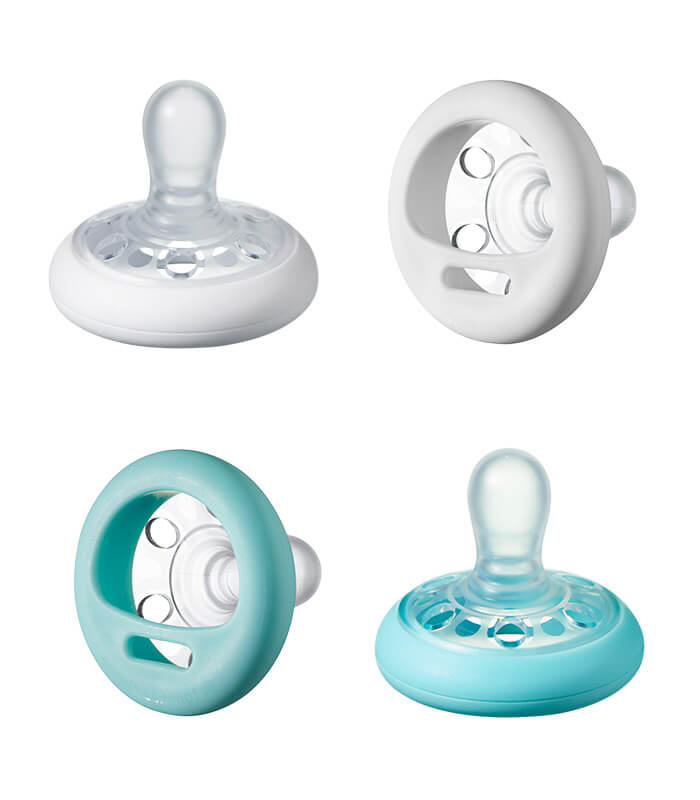 Tommee Tippee Pacifiers Breast Like Soother, 0-6 months, 4 units