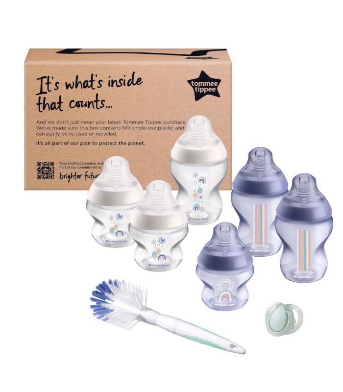 Bottle Starter Set Tommee Tippee Closer to Nature Blue white