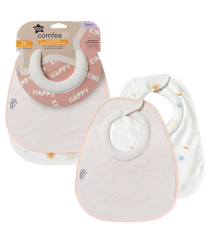 Tommee Tippee Bibs Lactation x2 Pink