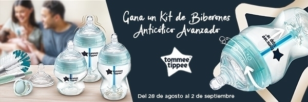 M+O  Kit de Biberones Tommee Tippee Anticólico Avanzado Azul