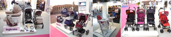 Stand de Inglesina en la Feria Bebes y Mamas de Barcelona 2014