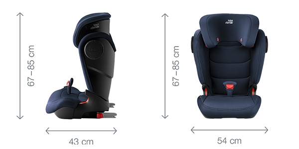 KIDFIX III M - Dimensiones