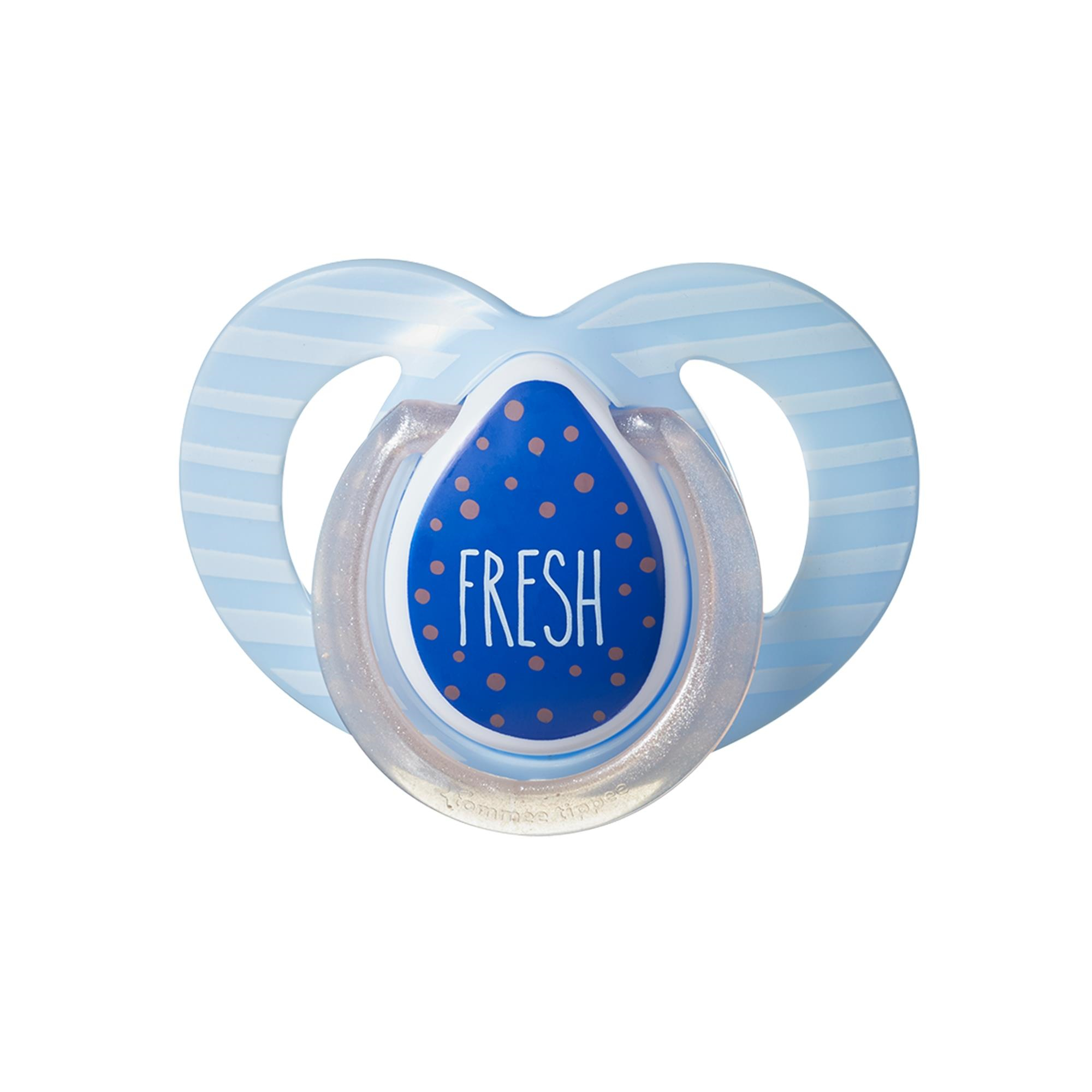 Tommee Tippee Moda Soothers 6-18 months Blue