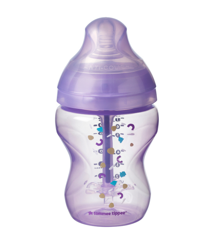 Tommee Tippee Anti-Colic Bottle 260 ml, purple
